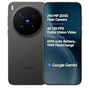 vivo X300 Pro 5G (Elite Black, 16GB RAM, 512GB Storage) with No Cost EMI/Additional Exchange Offers